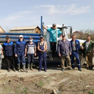 Бригада рабочих «Уралэлектро» участвуют в восстановлении Орска